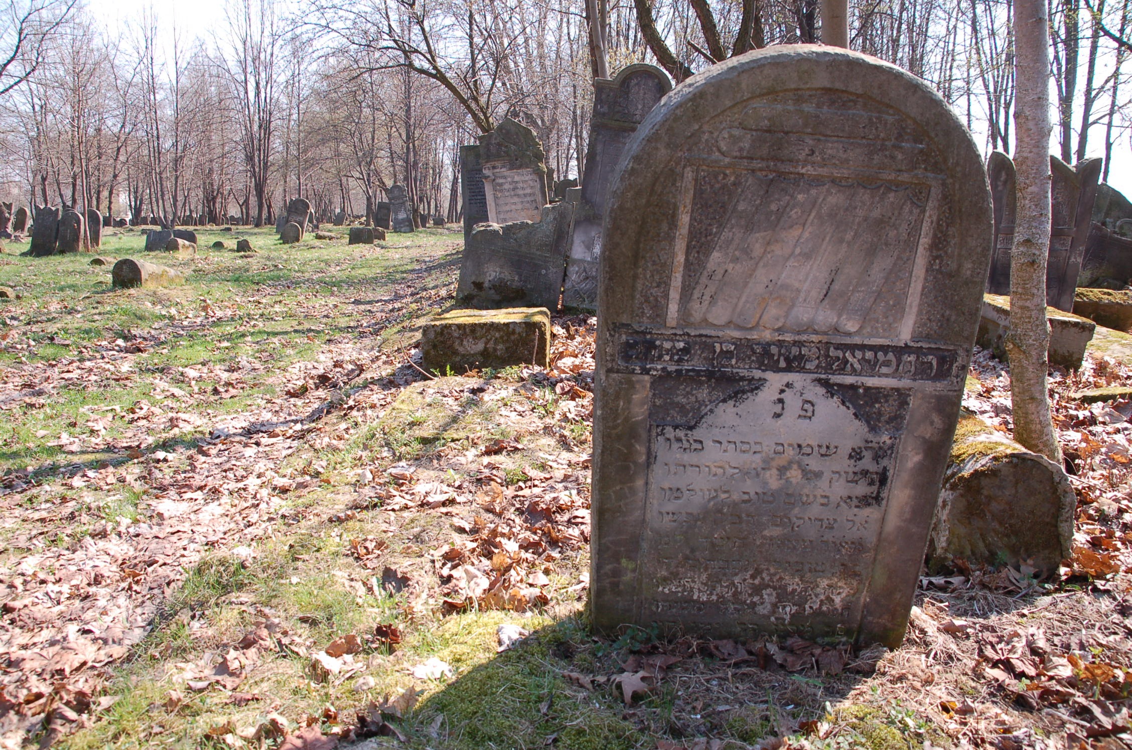 Tombstone In A Jewish Cemetery Free Image Download