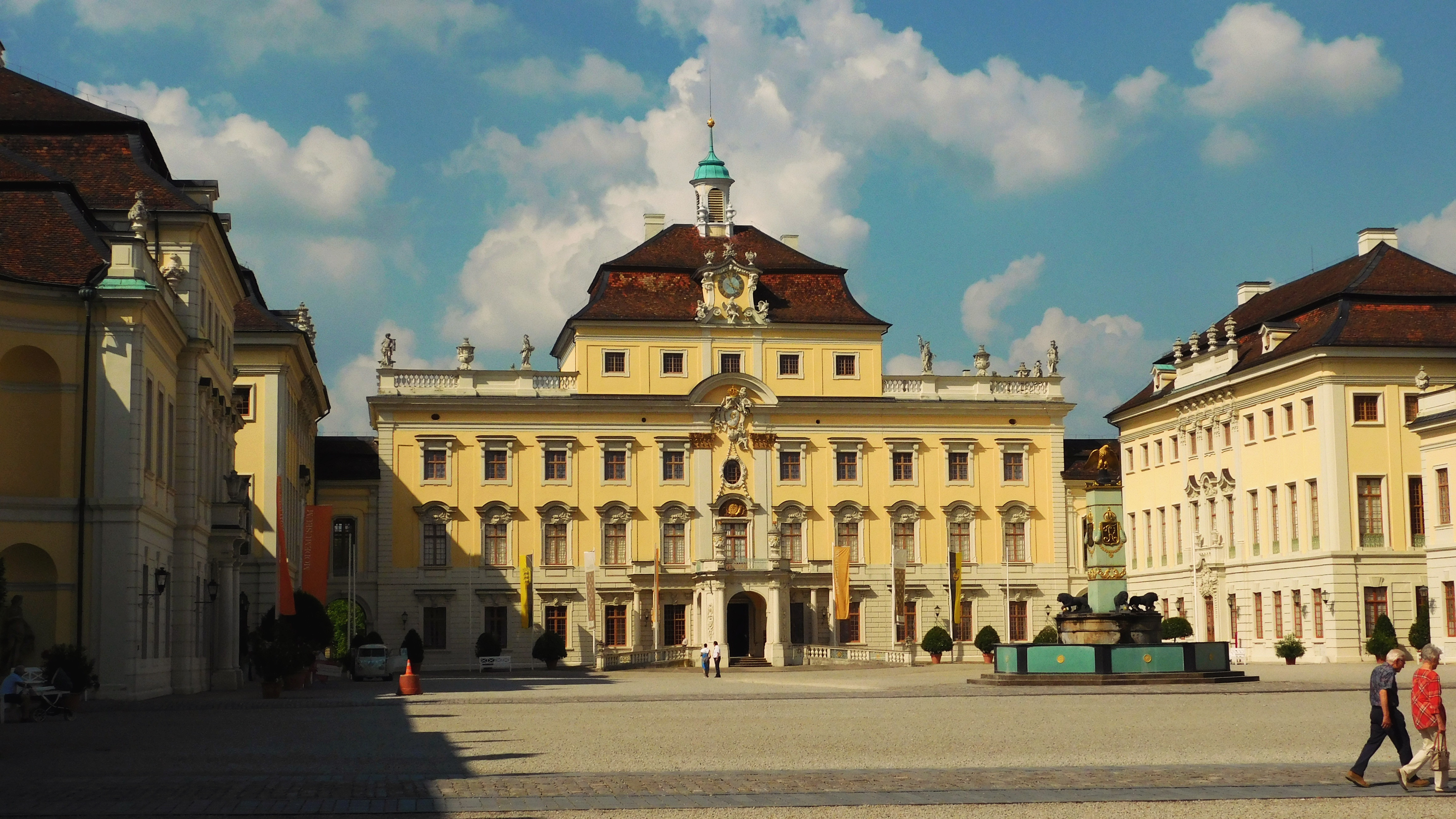 Ludwigsburg palace in baroque style free image download