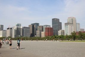 Skyscrapers at cityscape, Japan, Tokyo