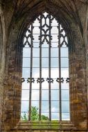 arch Melrose Abbey Scotland