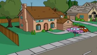 Simpsons Home cartoon drawing