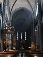 sunbeam in the church window