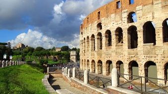 antique colosseum in Rome