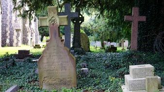 Cemetery Church old tombstone