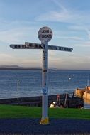 landscape of john o'groats signpost