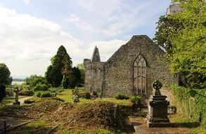 ruins of a historic monastery in ireland