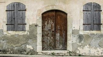 old house in a village in Cyprus