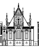 Leipzig University Church drawing