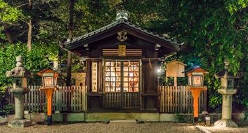 Gion district at night Kyoto