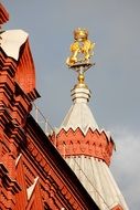 tower in the red square