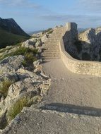 stone stairs in majorca