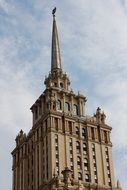 building in Moscow monument facade