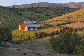 Cow barn on the Ranch