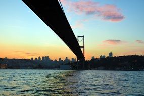 bridge over the river in istanbul