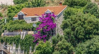 medieval stone building in croatia