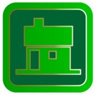 Home Button, Real Estate Symbol