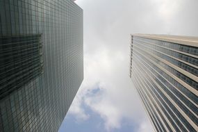 Offices in the skyscrapers