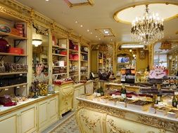 interior of a candy store on the Cote d'Azur