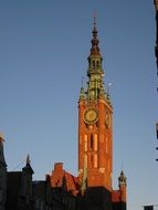 Town Hall clock Tower, Poland, Gdansk