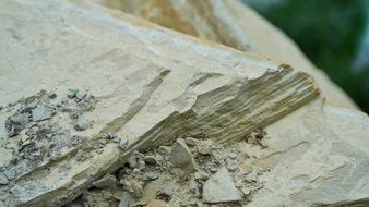 destruction of Grey Slate close up