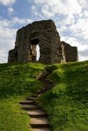 Ruins of the castle in England