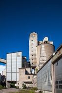 empty factory on a sunny day