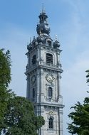 clock tower in Mons