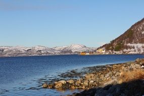 beautiful landscape Scandinavia Tromso