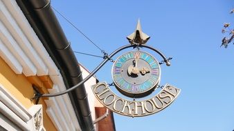 sign on the building of a watch house
