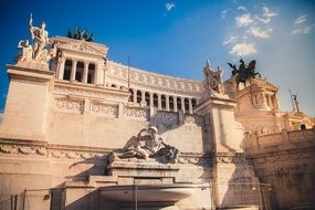 stately architecture in rome