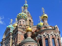 beautiful religion cathedral in Russia