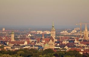 View of the capital of Bavaria