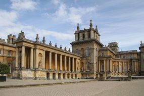 Blenheim Palace, columnar, uk, england, oxfordshire