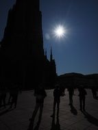 Cathedral Square shadow