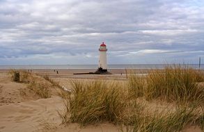 lighthouse on the coastline