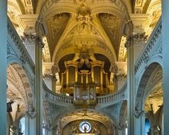 old architecture in the church building