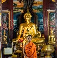 young monk in Chiang Mai