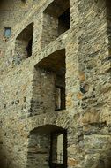 The Wall Of The Castle Burgruine