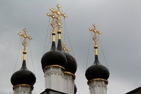 Golden roof of russian orthodox church