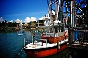 pier in the singapore universal studios