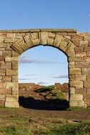 stone arch in a historic place