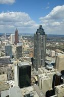 Cityscape of modern Atlanta