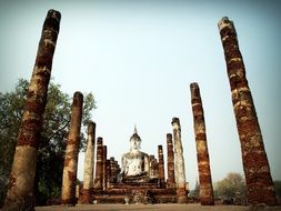 ancient buddha in Cambodia