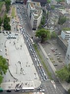 Traffic on the road in Cologne