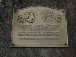 Franklin Delano Roosevelt sign on the monument