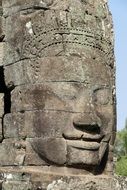 Cambodia Angkor stone relief monument