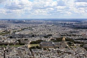 Panorama of Paris,France