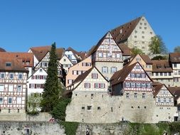 old medieval historic town in germany