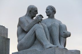 amazing nordic art in the sculpture park Oslo