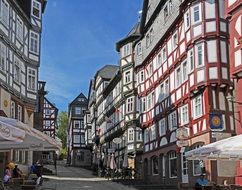 traditional buildings in marburg
